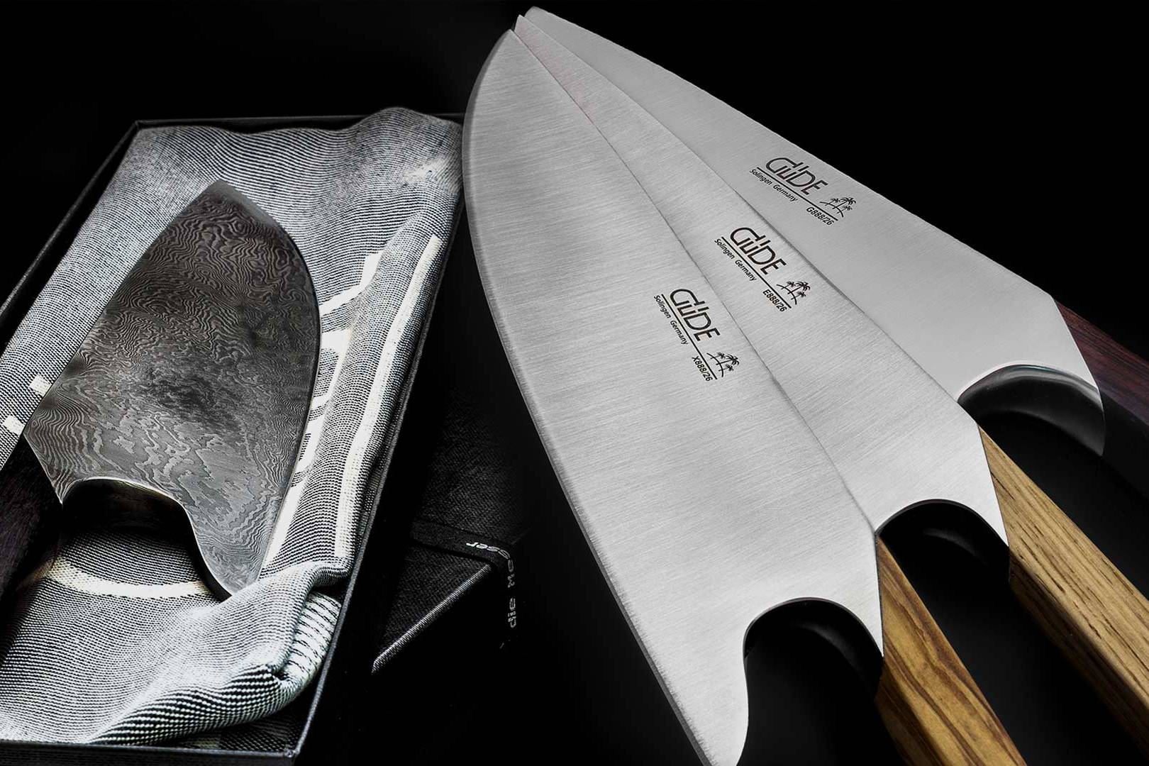 Messer Solingen, Güde Messer, Kochmesser Solingen, Messerset, wetzstahl, solinger messer