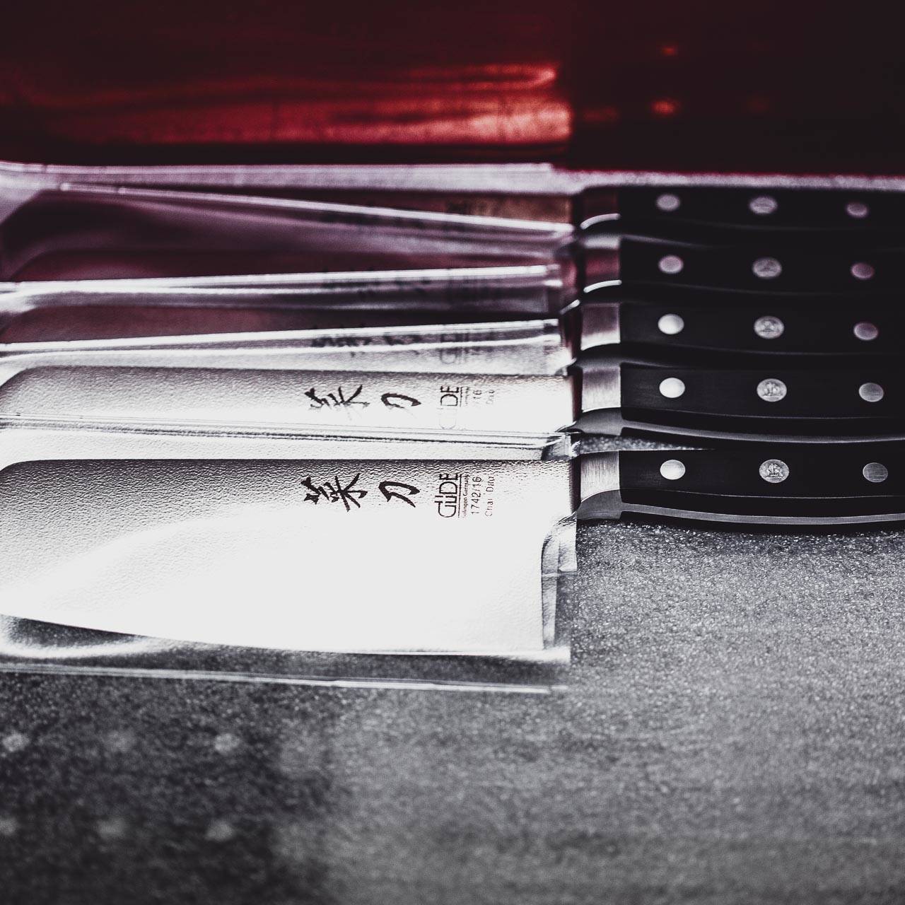 Messer Solingen, Güde Messer, Kochmesser Solingen, Messerset, wetzstahl, solinger messer