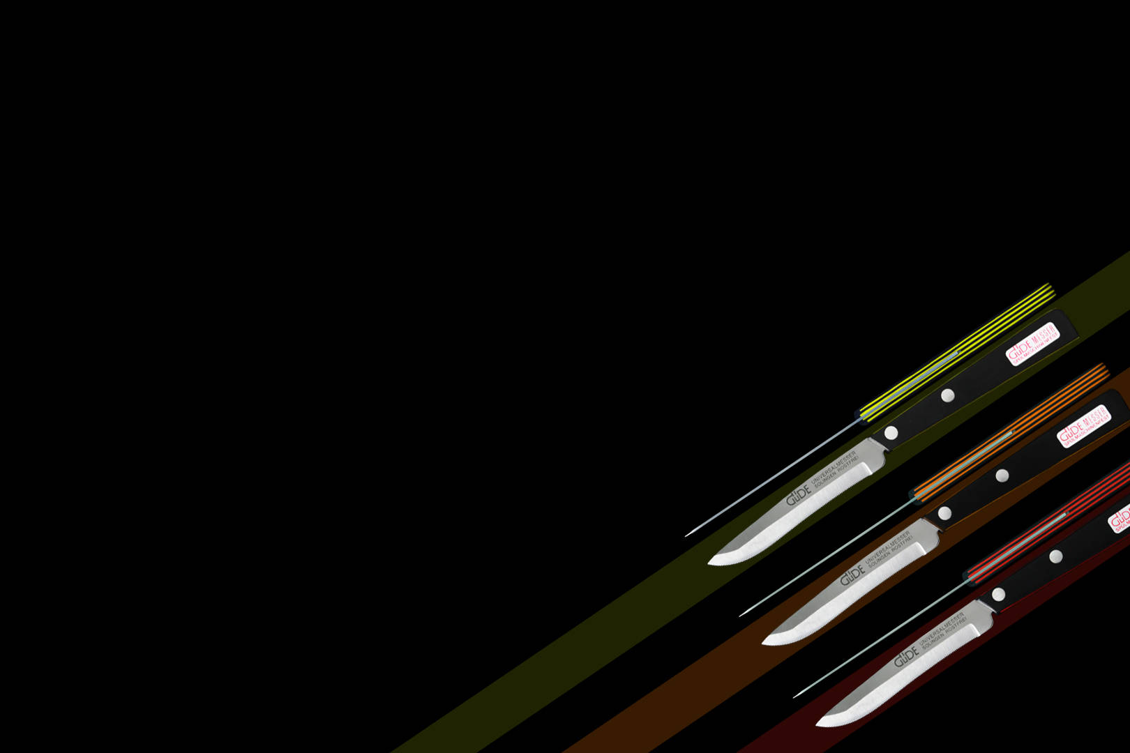 Messer Solingen, Güde Messer, Kochmesser Solingen, Messerset, wetzstahl, solinger messer