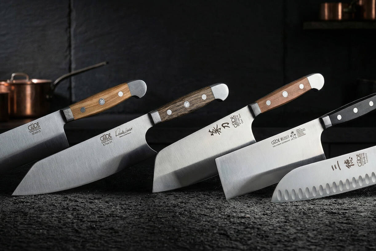 Messer Solingen, Güde Messer, Kochmesser Solingen, Messerset, wetzstahl, solinger messer